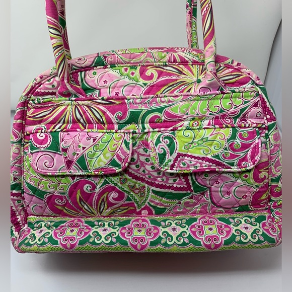 Vera Bradley Purse Pink Print - Picture 2 of 6
